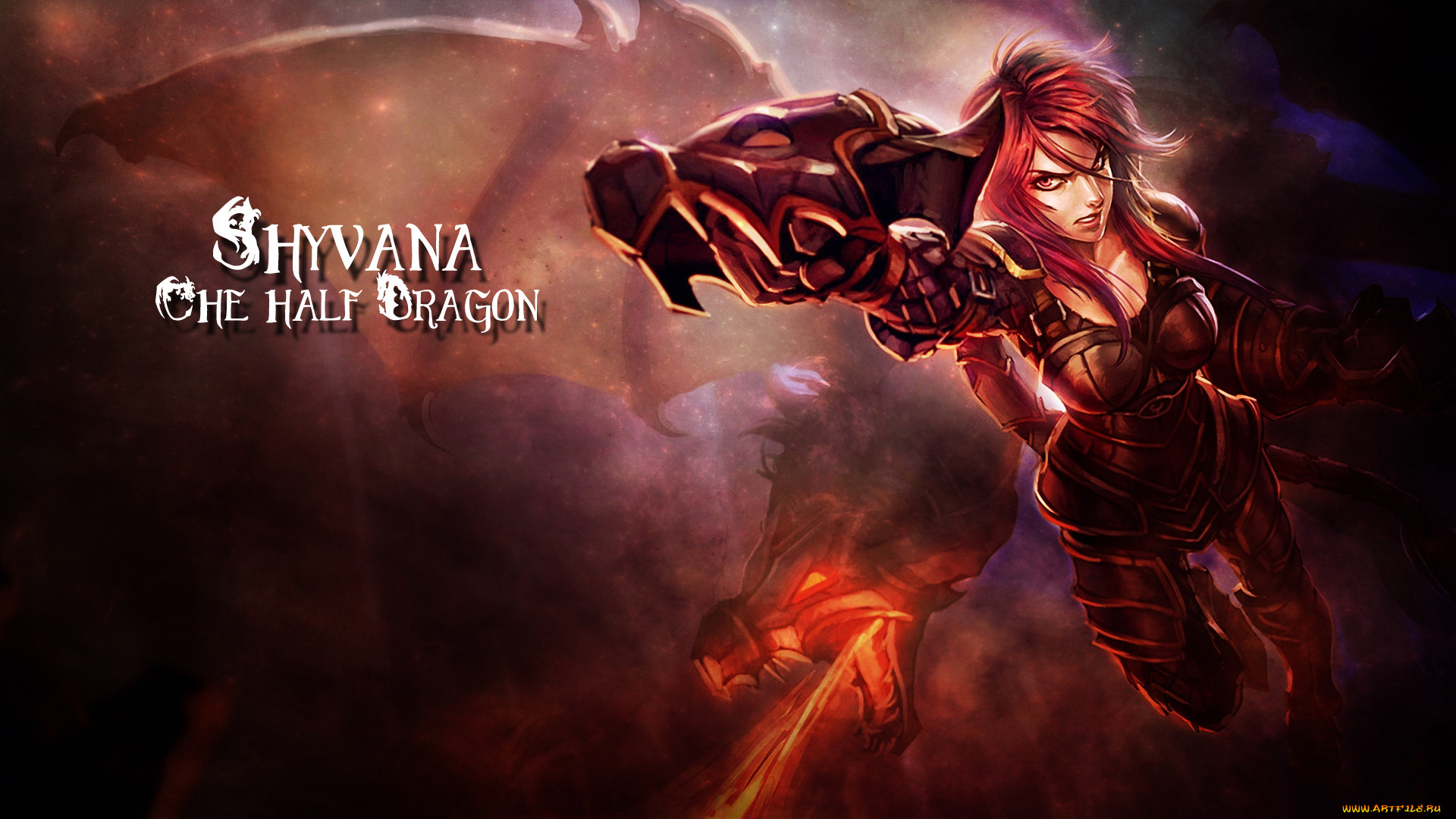  , league of legends, , , , shyvana